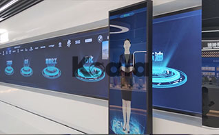 江苏苏州恒力展示中心企业馆-创意空间-虚拟主持人_滑轨